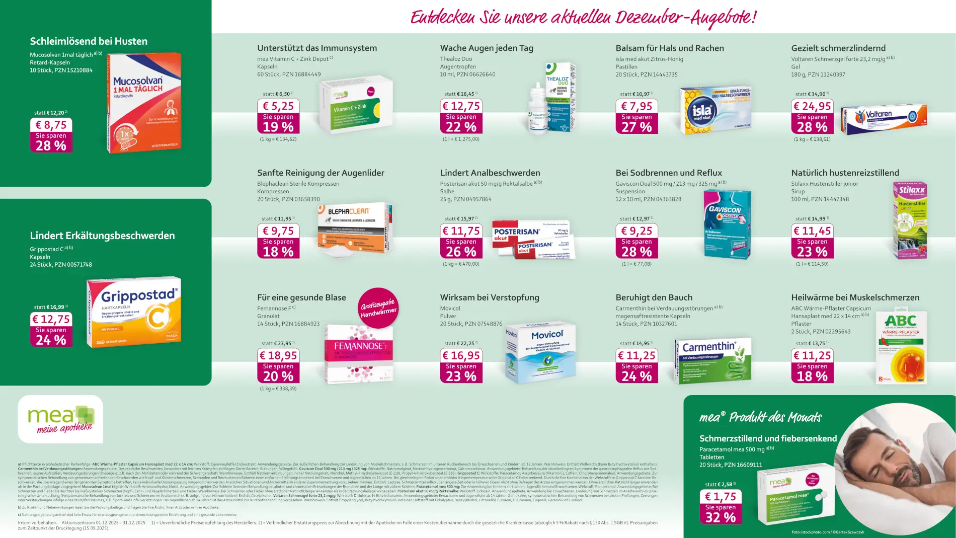 Monatsangebote Dezember 2025